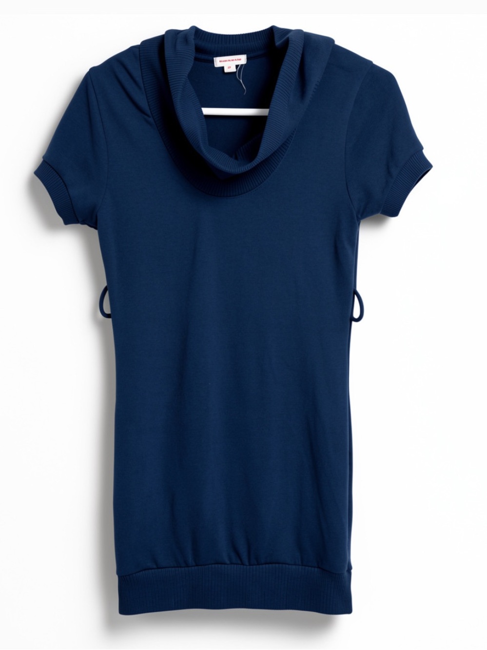 Blue Cowl Neck Tunic Dress Size Medium